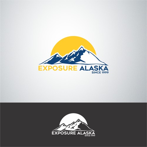 New adventurous logo for Alaska adventure company