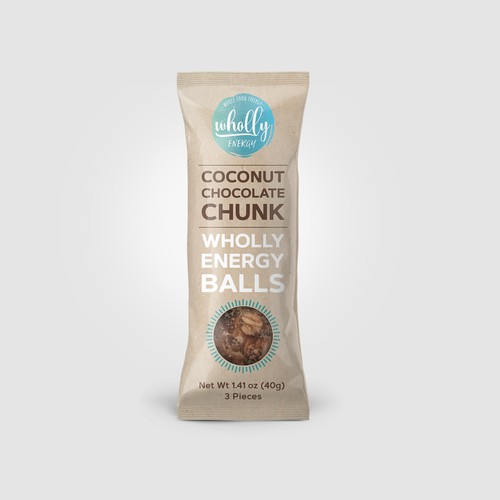 Packaging concept design for a energy ball product