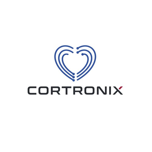 Cortronix medical logo design