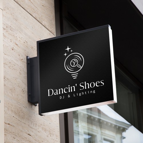 Modern logo design for a special events DJ & Lighting company