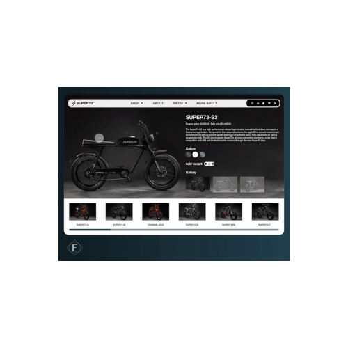 E-Bike Website Concept