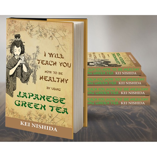 Book jacket healthy results using green tea