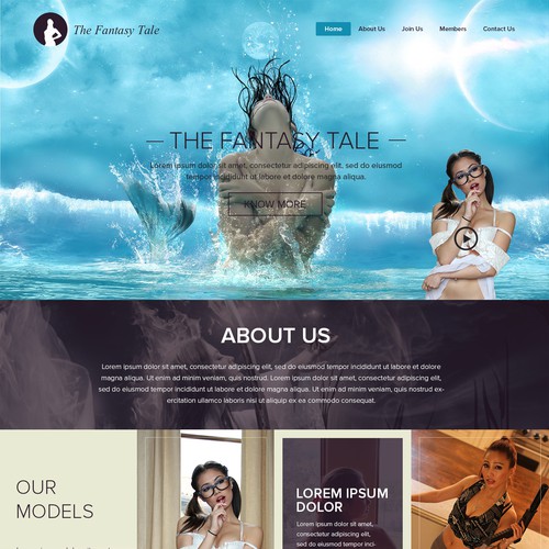 Create a PHOTOGRAPHY website with a FANTASY/ADVENTURE theme for hobbyists!!!
