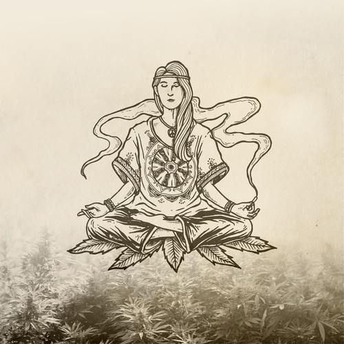 Pictorial logo for cannabis infused treats