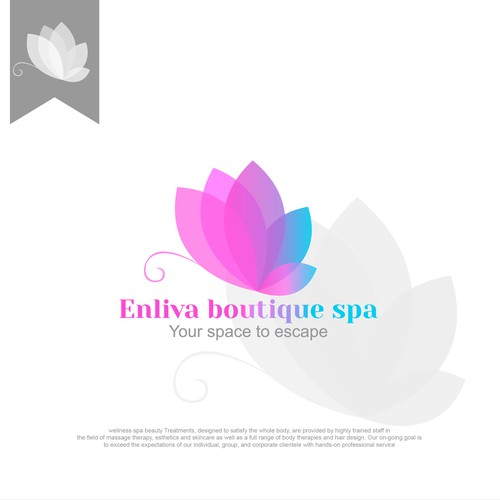 logo concept for Enliva Boutique Spa