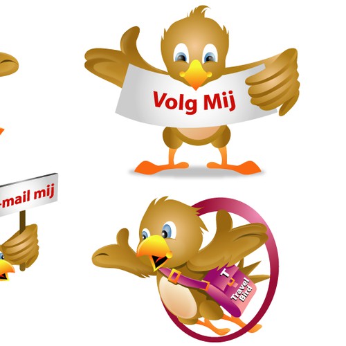Logo design for travel site, including a graphical 3D animation