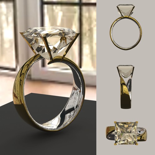 5ct Concept Engagement Ring
