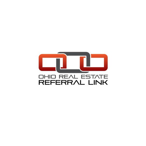 Convey a complex message in a concise logo for Ohio Real Estate Referral Link!