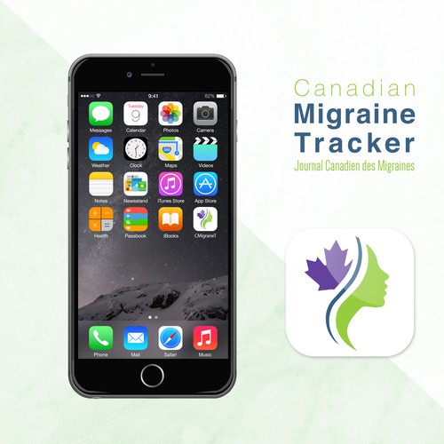 Logo design for Migraine Tracker app