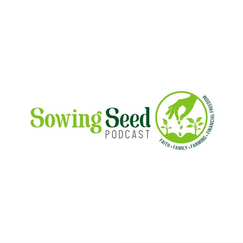 Logo design for Sowing Seed Podcast