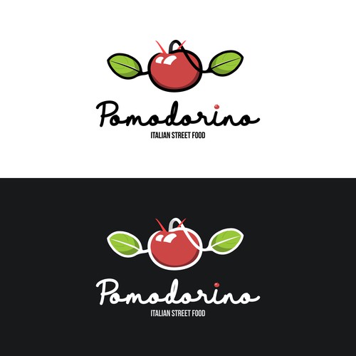 Pomodorino Italian Street Food Logo