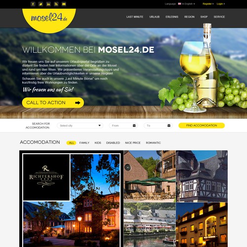 Amazing Webdesign contest - Mosel24