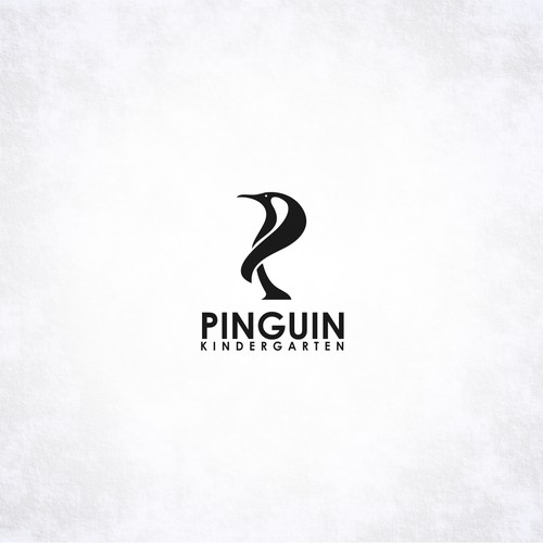 Redesign the penguin-logo from 1985 / German Kindergarten