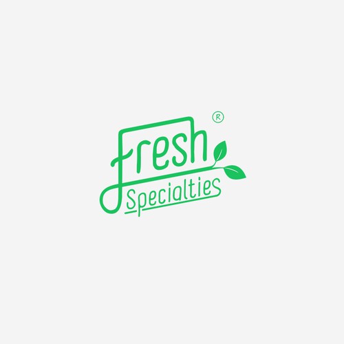 Fresh, natural logo for fresh herb supplier