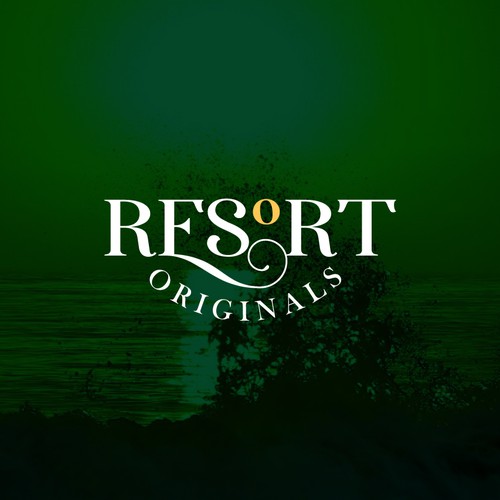 Custom Resort-Themed Apparel Logo Design