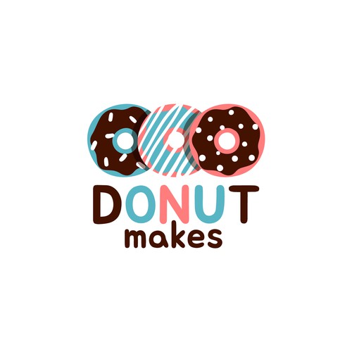 Donut shop logo design