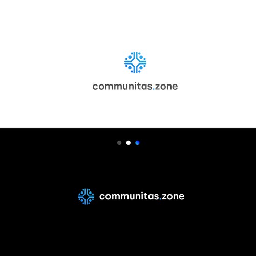 Communitas.zone logo design