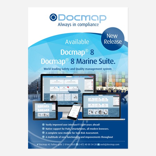  an impressive poster for the release of Docmap 8