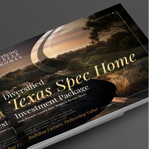 Luxury Multi-Page brochure for real-estate company
