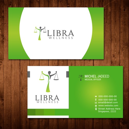 Libra Business card design