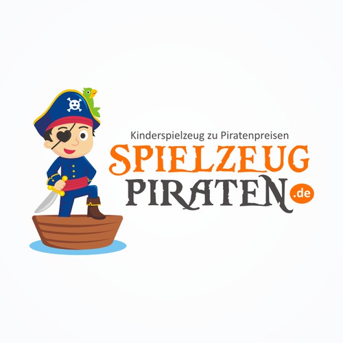Yo Ho - a pirate's logo for ... our online kids toy store