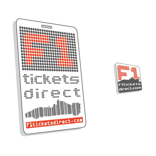 Logo and icon for a F1 ticket agency