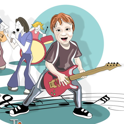 Kid`s band - poster design