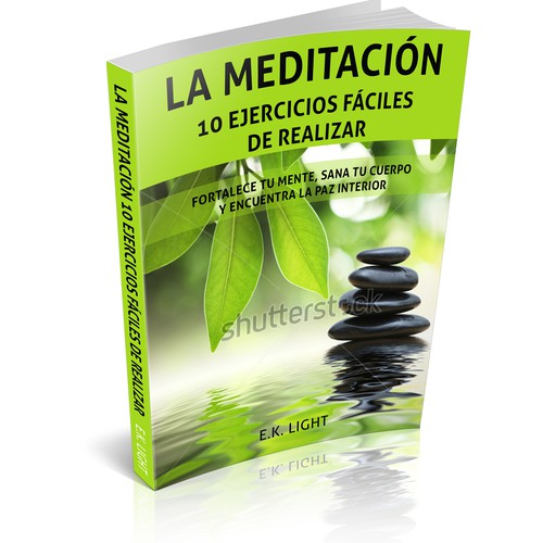 Help me design a cover for a meditation book and ebook.