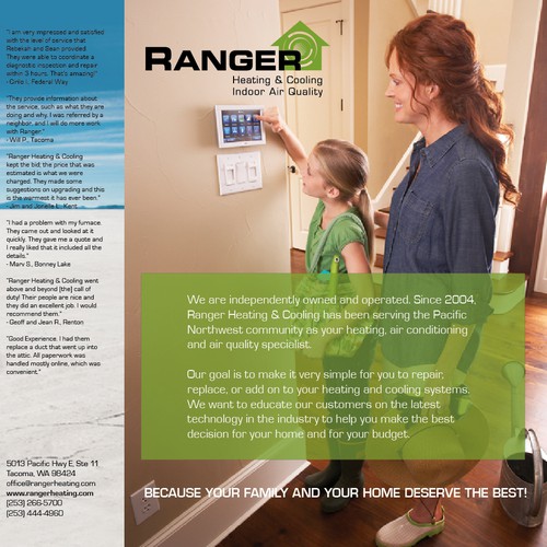 brochure for Ranger