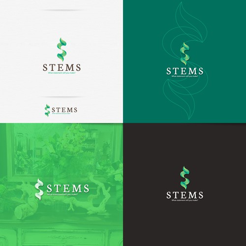 Stems Logo design