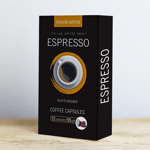 Coffe capsule packaging