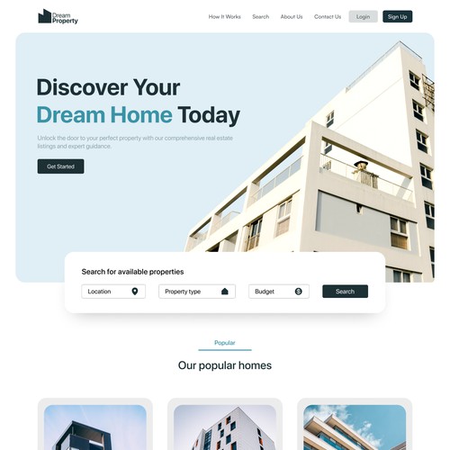 Real Estate Website Design