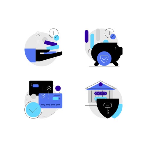 Banking icons