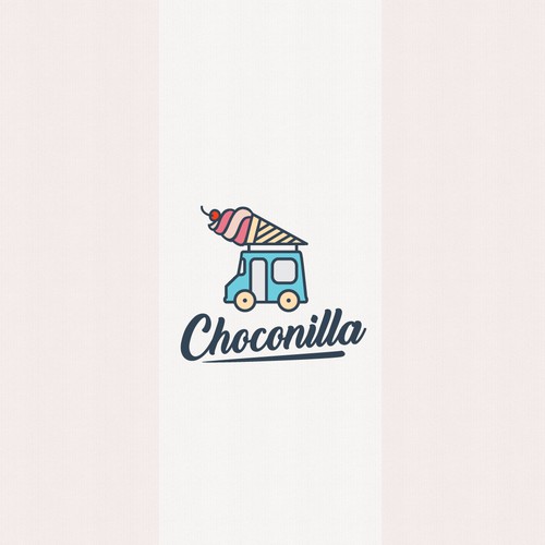 Logo design for an ice cream truck 