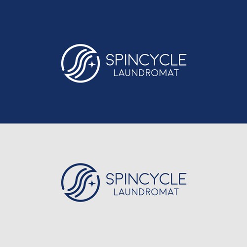 Modern logo for modern laundromat