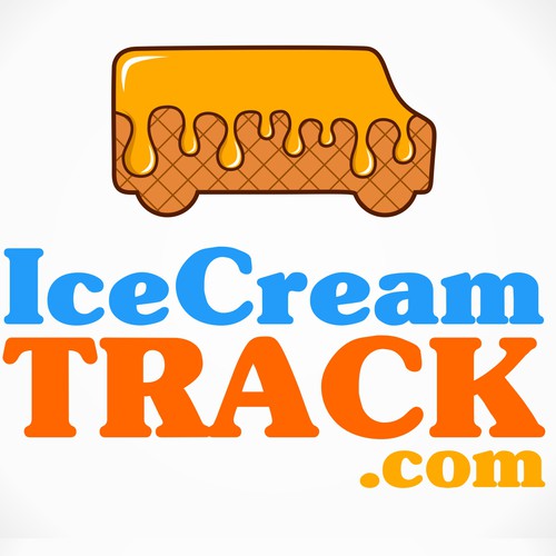 Create a logo for an ice cream truck business