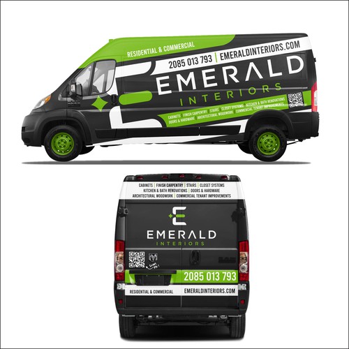 emerald interiors van wrap