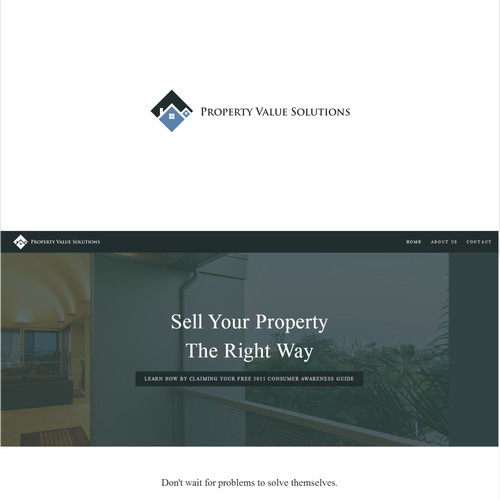 Disrupt the real estate industry with a professional, trustworthy logo for Property Value Solutions