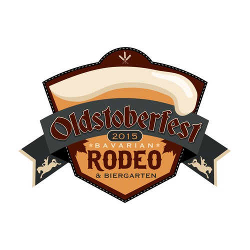 Create a logo for a 'Bavarian Rodeo' event