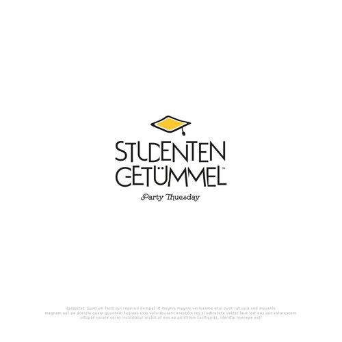 Logo Design "Studenten Getümmel" Party Tuesday