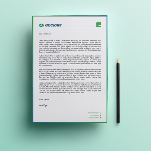 Gocraft Letterhead