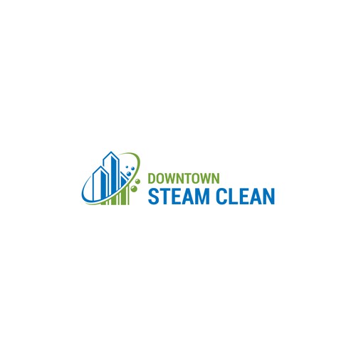 eye catching logo for an innovative new steam cleaning company