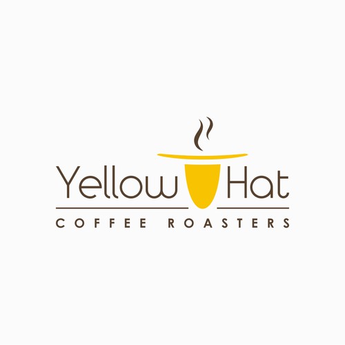 Help launch a young startup to the next level. Yellow Hat Coffee Roasters logo