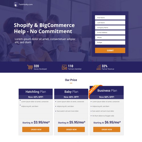 Shopify Landing Page