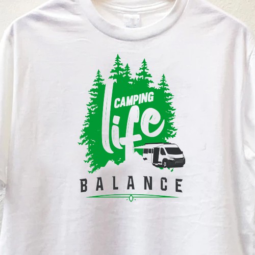 Camping t shirt