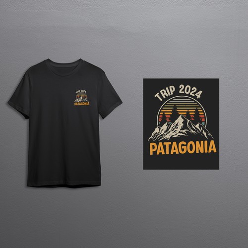 Patagonia Trip 2024 T-shirt Design