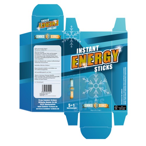 instant energy sticks