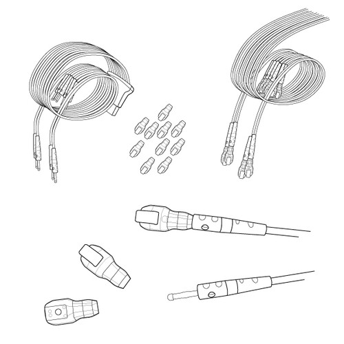 Line art drawings, medical device