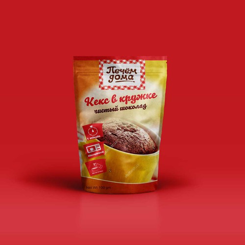 Bold concept for Mug cake 