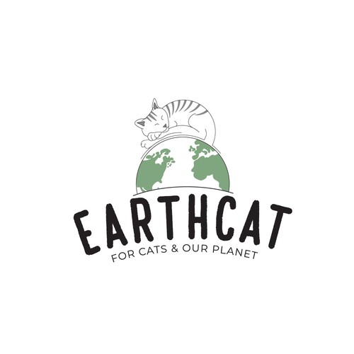 earthcat logo design
